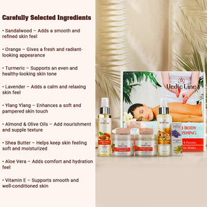 Kamayini Body Polishing Spa Kit Luxury Exfoliating Skin Whitening Deep Cleansing Body Care Treatment <b>Set</b> for Home Spa Use - Product Image 4
