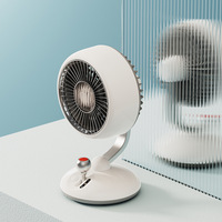 Ventilateur portable de bureau USB rechargeable, mini-ventilateur à semi-conducteurs pour chambre, bureau, diffuseur d'arômes, maison, tasse à café