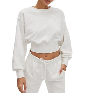 Women Hoodie <b>Sweatshirt</b> Solid Long <b>Sleeve</b> Splice Patchwork <b>Sweatshirt</b> <b>Short</b> Pullover Hooded Tops Blouse Streetwear - Product Image 4