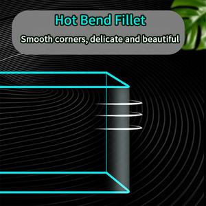 Preço de fábrica Eco-friendly Desktop <span class=keywords><strong>Betta</strong></span> Aquarium Kit Hot-Bend Peixe De Vidro em Forma Quadrada para Sala Box Embalado Acessório - Product Image 4