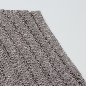 เสื้อกั๊กสเวตเตอร์ถักผ้าลินินคอวีแขนกุดสำหรับผู้หญิงเสื้อกล้ามแบบถักมีรู - Product Image 4