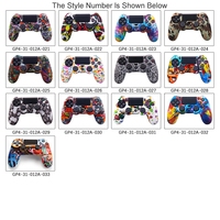 Étui en silicone pour PS4 Pro Slim Controller Protective Skin Anti-Slip Cover Case Thumb Stick Accessories