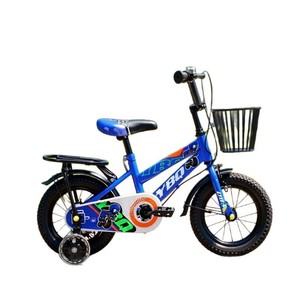 Children's Bicycle 12 Inch With Training Wheels For Ages 3 And Up Blue Color Metal <b>Frame</b> Kids Bike - Product Image 5