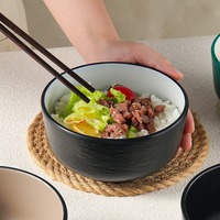 Vente en gros de petits bols de dîner incassables mats pour servir les aliments Soupe de haute qualité Salade Riz Mélamine Coups
