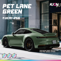 Film vinyle décoratif pour voiture, super brillant, vert cristal, PET, super extensible