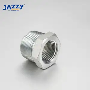 JAZZY NPT Stainless Steel Male Female Metric Threaded Hexagon reducer bushing pipe fitting