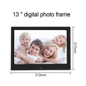 Цифровая рамка для фотографий с ЖК-дисплеем 13,3 дюйма с высоким разрешением, активирующим движение и рекламным воспроизведением, настенное крепление - Product Image 4