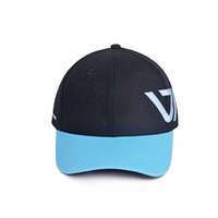 Casquettes de baseball streetwear ajustables à 6 panneaux avec broderie personnalisée du fabricant, bicolores, vente en gros
