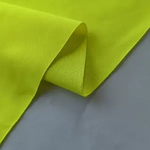 EN 20471 Night Fluorescent Yellow Green High Visibility Reflective Safety Vest Fabrics