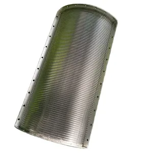 Wedge Wire Stainless Steel Curved Bend Screen Pressure Mesh