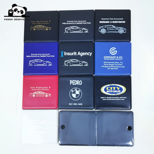 Estuche Personalizado <span class=keywords><strong>de</strong></span> Cuero PU Resistente con Serigrafía para Tarjetas <span class=keywords><strong>de</strong></span> <span class=keywords><strong>Seguro</strong></span> y Registro <span class=keywords><strong>de</strong></span> Automóviles, Ideal para Regalos Promocionales y Empresariales - Product Image 5