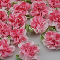 Mini fleurs en satin de soie 3,5 cm, couleurs mélangées, aspect réaliste, longue durée de vie, décoration pour sacs et broches