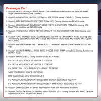OBDSTAR ECU Master, un programador de ECU basado en PC para clonación de TCM/ECM/BODY de automóviles, etc., con P003+ MP001 Can FD integrados