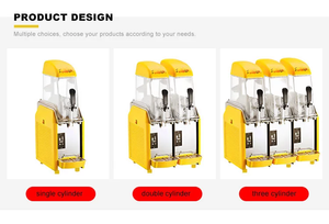 Duitsland Deutstandard Commerciële Dubbele Tanks Slash <span class=keywords><strong>Machine</strong></span> Slush <span class=keywords><strong>Granita</strong></span> <span class=keywords><strong>Machine</strong></span> Te Koop - Product Image 2