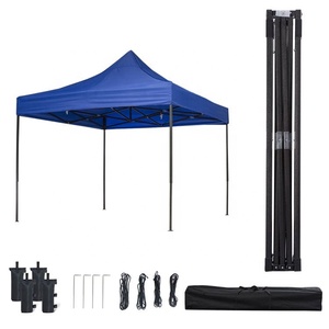 Gazebo al aire libre más barato publicidad tienda de exposición de cuatro esquinas Anti-UV impermeable 3x3 toldo portátil - Product Image 5
