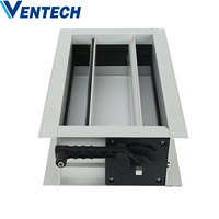 VENTECH HVAC Conduits d'air en aluminium de haute qualité, forme carrée/rectangulaire, avec régulateur de débit d'air réglable
