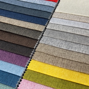 <span class=keywords><strong>Tissu</strong></span> d'ameublement tissé aspect <span class=keywords><strong>lin</strong></span> respirant 100% <span class=keywords><strong>polyester</strong></span> pour canapés, boîtes de rangement, lits pour animaux, housses de coussin, sacs et rideaux - Product Image 3