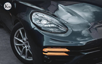 KM pour 2011-2016 panamera 970.2 970.1 mise à niveau 2017-2021 971.2 turbo s style pare-chocs avant corps kit lifting LED phare