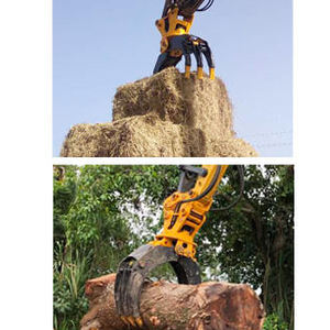 Zware Graafmachine Log Grijpmotor 360 Roterend Zwenklager Ontwerp Voor Houtbehandeling Sloop Voor 3-5 Ton Graafmachines - Product Image 6