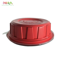 Bol à soupe en plastique micro-ondable étanche, récipient à emporter pour ramen chaud avec couvercle hermétique, biodégradable, jetable, 450 ml