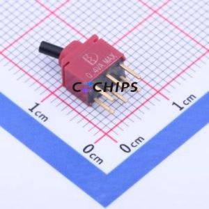 2UD1T1A1M2RES Toggle Switch Through hole Component (THT) Switch Double Pole Double Throw 7mm 4.5mm 10.8mm - Product Image 1