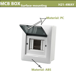 CONGXIN-caja de interruptores de plástico de <span class=keywords><strong>4</strong></span> vías, tablero de distribución eléctrica, unidad de consumo - Product Image 2