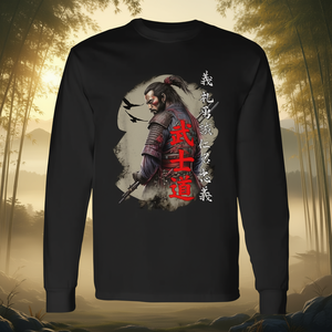 T-shirt à manches longues pour guerrier du Code Bushido des samouraï japonais anciens - Product Image 3