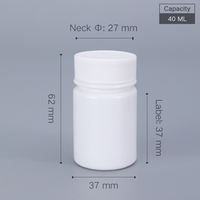 20ml-200ml Pilule Capsule Tablette Médecine En Plastique Bouteille Vide De Qualité Alimentaire Matériel Portable À L'extérieur