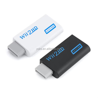 Convertidor de Salida de 3.5MM 1080P para Nintendo Wii a TV HD, PC, Conector de Audio y Video AV, Adaptador
