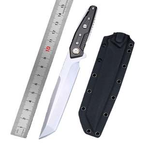 Cuchillo Táctico Personalizable Future Armor, Hoja de Acero Inoxidable de Alta Calidad, Funda de Madera y Plástico Industrial para Exteriores, DIY - Product Image 1