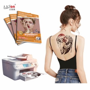 Quảng Đông Adson Tạm Thời Hình Xăm Sticker Giấy Hình Xăm Thực Hiệu Quả Cho Khuôn Mặt Cơ Thể Cổ Cánh Tay Nghệ Thuật - Product Image 5