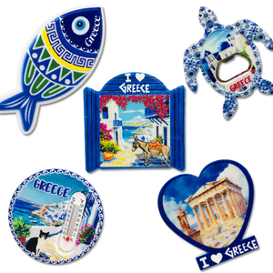 Individuelles Logo Harz-Druck Personalisierter Griechischer Kreta-Kühlschrankmagnet Souvenir - Product Image 4