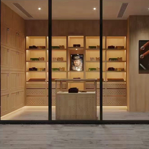 Barley Custom Walk-in Cigar Room Spain Cedar Oak Wood with Cooling System House Humidor Non-standard Humidor Cigar <b>Cabinet</b> - Product Image 3