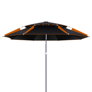 Parapluie de pêche en plein air 2.0m 2.2m 2.4m camping parapluie de plage double couche protection solaire parapluies de patio imperméables - Product Image 5