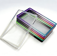 Étui de protection pour cartes gradées 35pt en TPU + PC transparent avec dos à paillettes dégradées