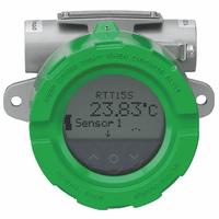 Transmitter Suhu Cerdas RTT15S dengan Layar Digital, Sensor RTD Akurasi Tinggi, Material Plastik Industri