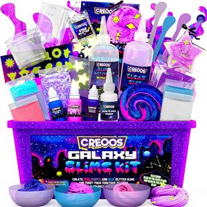 Kit de slime personnalisé, kit de fabrication DIY, slime scintillant, créez votre propre slime, slime qui brille dans le noir - Product Image 1