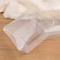 Boîte en plastique transparente de qualité alimentaire PS, emballage scellé pour bonbons, biscuits, guimauves, fruits secs, JNH-045 1mm