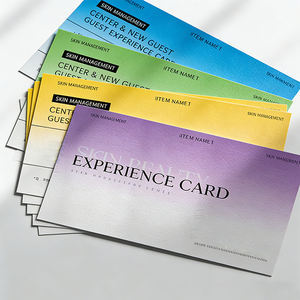 Carte de <span class=keywords><strong>rendez</strong></span>-<span class=keywords><strong>vous</strong></span> personnalisée en papier premium 85x55mm, impression anti-usure, motif lumineux, pour salon - Product Image 1