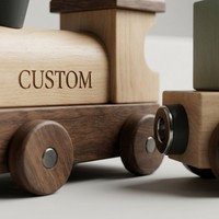 Jeu de tri de formes en bois Montessori personnalisé OEM avec cartes de correspondance logique, jouet éducatif personnalisé OEM pour boîte
