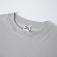 T-shirt Homme ODM vierge en mélange de lin, coupe décontractée et oversize, 200 g/m², anti-humidité, respirant, à manches courtes, style minimaliste pour le quotidien