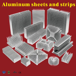 Plaque de dissipateur thermique en aluminium industriel, feuille d'aluminium extrudé pour le refroidissement des composants électroniques d'éclairage LED et des alimentations. - Product Image 6