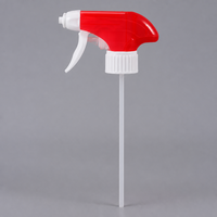 Pulvérisateur manuel en plastique avec gâchette, fermeture à cliquet 28/400 28/410, buse mousse/pulvérisation/jet, bouteilles portables entièrement en plastique pour produits chimiques