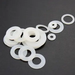 Nylon máy giặt M6 * 12*1.2 DIN 125 DIN 9021 Nylon Gasket Polyamide 66 màu đen và trắng