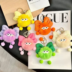 Cute Plush Keychains for Women, Plush Keychains for Backpacks Decorative Birthday Gifts, Party Rewards, Meet Gifts
