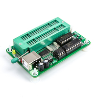 KUNOGSHUN avec câble ICSP, type breadboard, composant électronique, programmeur ICSP PIC K150, programmation automatique USB pour Arduino