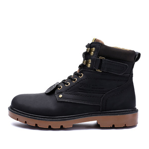 <span class=keywords><strong>Botas</strong></span> de trabajo con cordones para hombre, zapatos de alta calidad para el desierto, acolchados, de algodón, talla grande, para exteriores - Product Image 4
