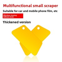Guanghuan Petits grattoirs trapézoïdaux pour films de protection en verre, autocollants de fenêtre, papiers peints et outils de retrait de films pour téléphones