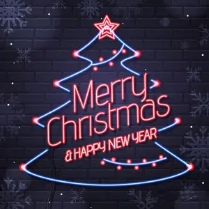 批发圣诞家居装饰霓虹灯标志圣诞LED霓虹灯标志温馨装饰圣诞霓虹灯照明标志