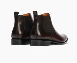 Autumn New Men's Business Ankle Leather <b>Boots</b> Non-Slip Waterproof Breathable Chukka <b>Boot</b> Fashionable Gentleman's Luxury Designed - Product Image 5
